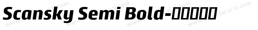 Scansky Semi Bold字体转换